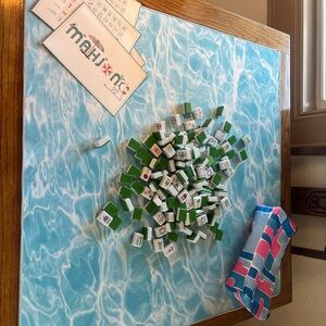Mahjong Set with Green Tiles - Unbranded, COASTAL FUN IN THE SUN!!